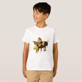 T-shirt Bumble Bee transportant du pollen (Devant entier)