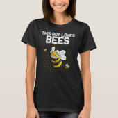 T-shirt Bumblebee For Boys Kids Beekeeper Honey Bee (Devant)