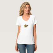 T-shirt BumbleBee transportant du pollen (Devant entier)