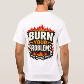 t-shirt : BUMLEZ VOS PROBLÈMES (Dos)