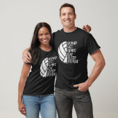 T-shirt Bump Set Spike Manger Sleep Répéter Volleyball (Unisexe)