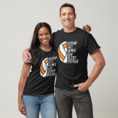 T-shirt Bump Set Spike Manger Sleep Répéter Volleyball 5 (Unisexe)