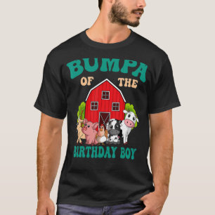 T-shirt Bumpa De L'Anniversaire Boy Farm Animal Famille An