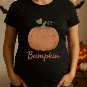 T-shirt Bumpkin Halloween Maternity Tee; mignon Citrouille