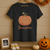 T-shirt Bumpkin Halloween Maternity Tee; mignon Citrouille