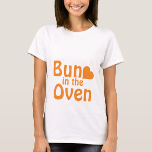 T-shirt Bun In The Oven-Orange