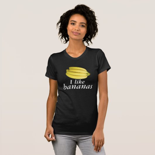 T-shirt Bunch de bananes (Devant entier)