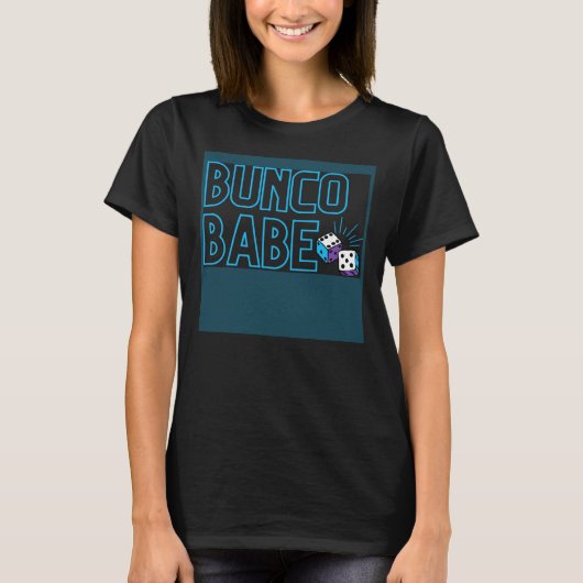 T-shirt Bunco Dice Game Bunco Babe (Devant)