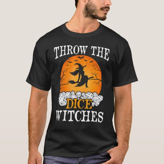 T-shirt Bunco Jouer Les Sorcières Dice Jeu Bunco Halloween (Devant)