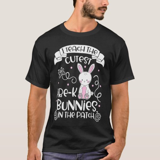 T-shirt Bunnies Women Pre K Teacher Easter Day (Devant)
