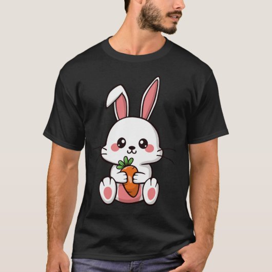 T-shirt Bunny and Carrot (Devant)