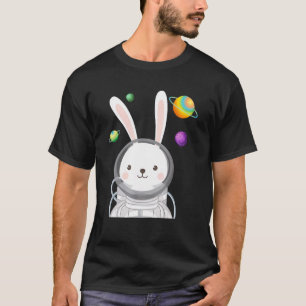 T-shirt Bunny Astronaut Pâques Jour mignonne Space Rabbit