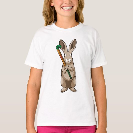 T-shirt Bunny at Hockey (Devant)
