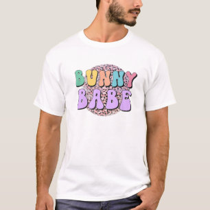 T-shirt Bunny Babe mignonne lapin oeufs lapin Jour de Pâqu