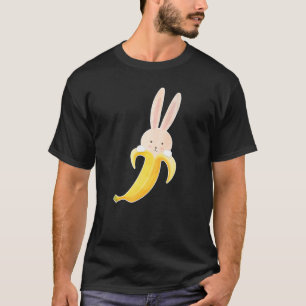 T-shirt Bunny Banana Bunnana mignonne lapin Peint Banane