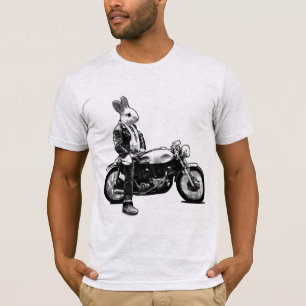 T-shirt Bunny Biker