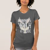 T-shirt BUNNY™ BUNNY Avec Attitude (Devant)