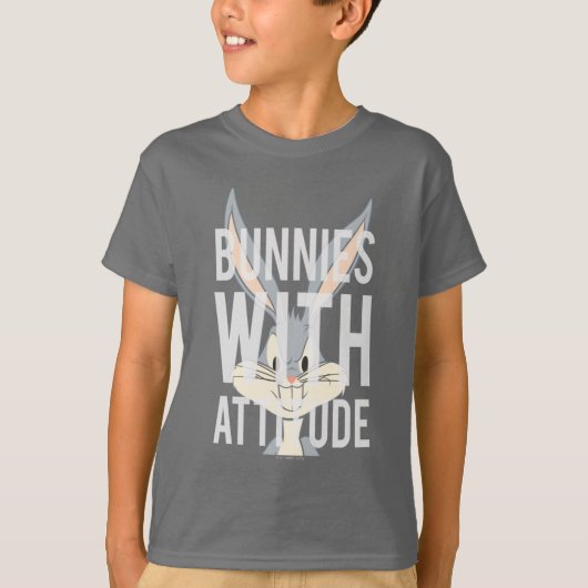 T-shirt BUNNY™ BUNNY Avec Attitude (Devant)
