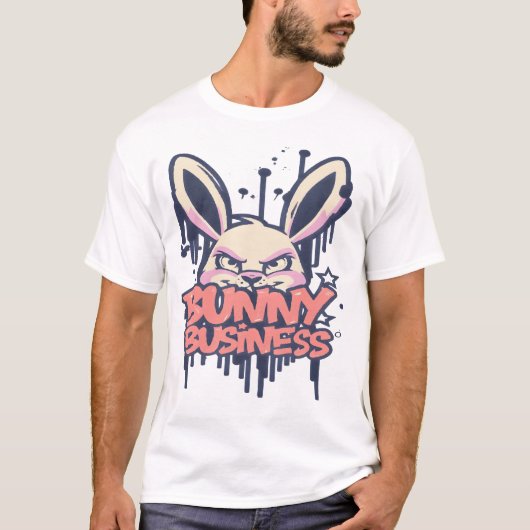 T-shirt Bunny Business (Devant)