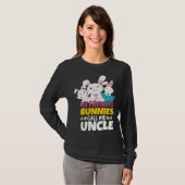 T-shirt Bunny Call Me Uncle Happy Easter Sunday Egg Easter (Devant entier)