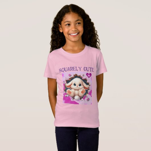 T-shirt Bunny carrément mignon (Devant entier)