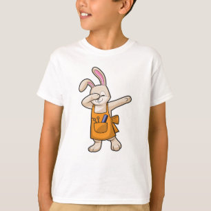 T-shirt Bunny comme coiffeur avec peigne et ciseaux