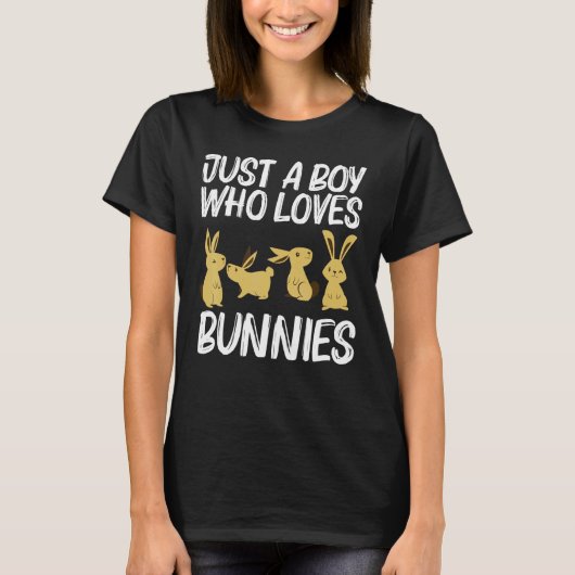 T-shirt Bunny cool Art Pour Garçons Enfants Rabbit Jersey (Devant)
