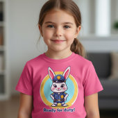 T-shirt Bunny Cop - Prêt pour le service !