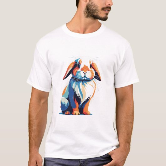 T-shirt Bunny Cuddle (Devant)