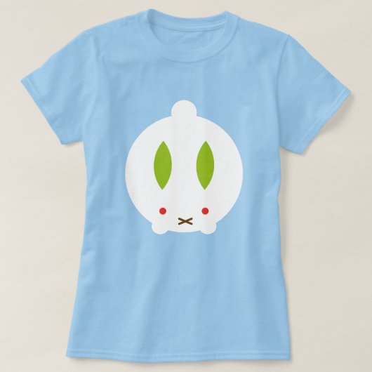 T-shirt Bunny de neige hivernale de Kawaii (Design devant)