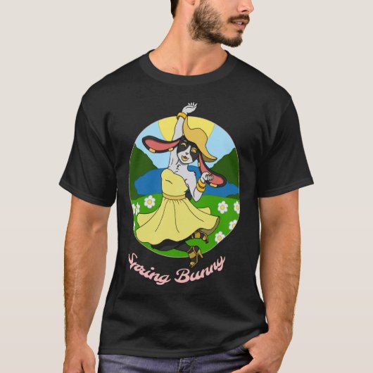 T-shirt Bunny de printemps (Devant)