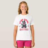 T-shirt Bunny de skateboard cool (Devant entier)