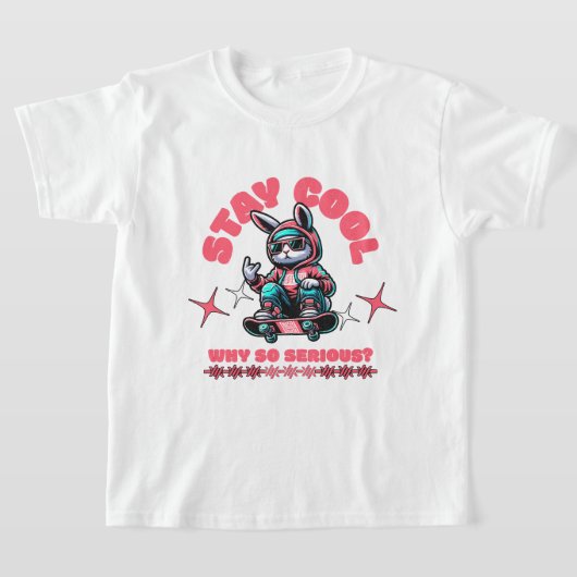 T-shirt Bunny de skateboard cool (Poser)