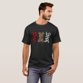 T-shirt Bunny Easter Leopard Plaid Buffalo Rabbit Easter D (Devant entier)