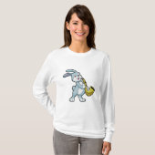T-shirt Bunny en musique avec saxophone (Devant entier)