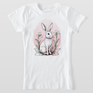 T-Shirt Bunny et Lilies