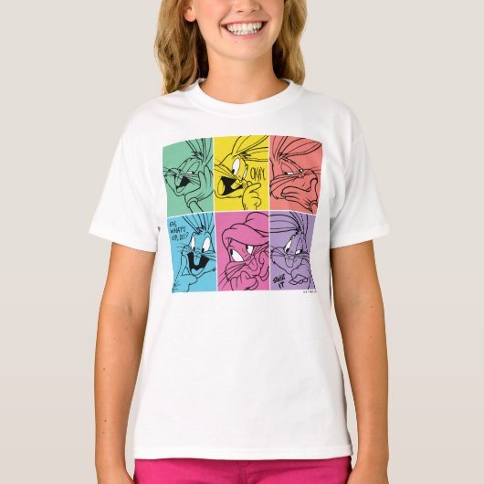 T-shirt BUNNY™ - Expressions de blocs de couleur (Devant)