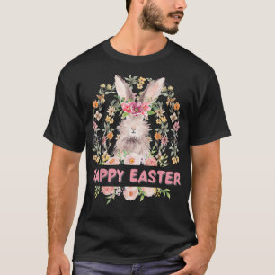 T-shirt Bunny Face CottagecoG lasses Headband Happy Pâques