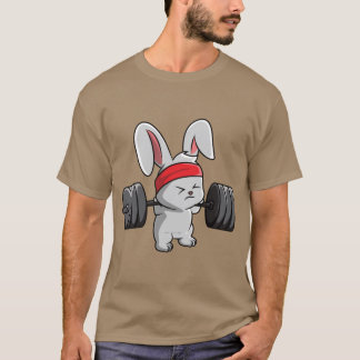 T-shirt Bunny Fitness Gym Workout family