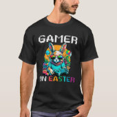 T-shirt Bunny Game Controller Easter Day Gamer Easter  For (Devant)