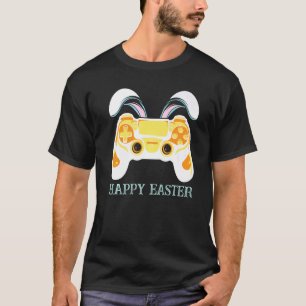 T-shirt Bunny Game Controller Joyeux Jour de Pâques Jeu Dr