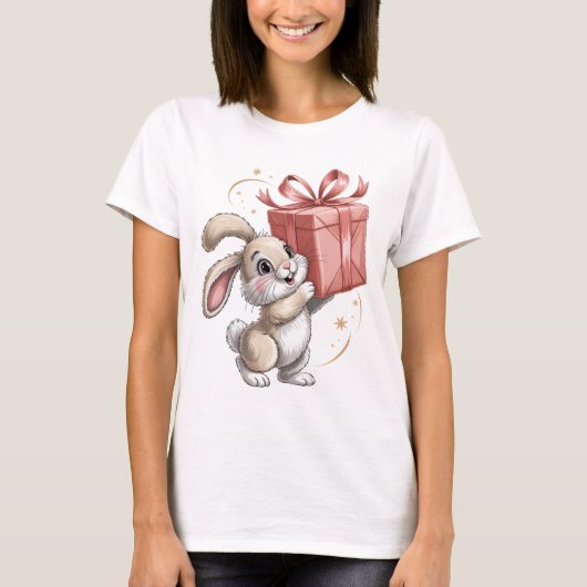 T-shirt Bunny Gift Fumble (Devant)