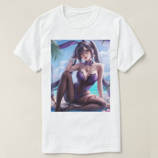 T-shirt Bunny Girl Mona 44 (Design devant)