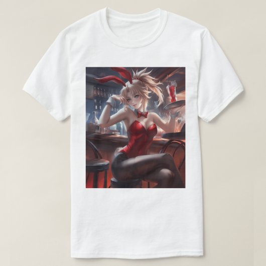 T-shirt Bunny Girl Mordred 122 (Design devant)