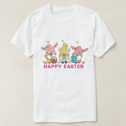 T-shirt Bunny Gnomes de Pâques (Design devant)