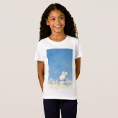 T-Shirt Bunny Imaginaire floral (Devant entier)