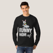 T-shirt Bunny Mom  Women Crazy Bunny Lady (Devant entier)