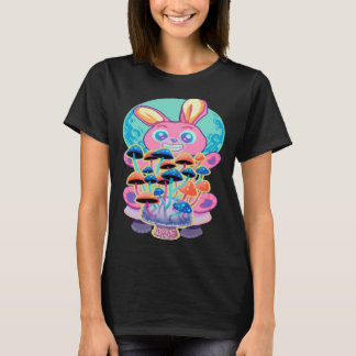 T-shirt Bunny Pastel Goth And Mushrooms