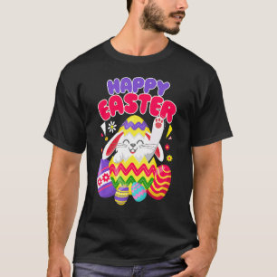 T-shirt Bunny Pastel Printemps Chasse Oeufs Rabbit Joyeux 