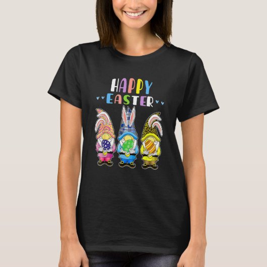 T-shirt Bunny Pastel Printemps Chasse Oeufs Rabbit Joyeux  (Devant)